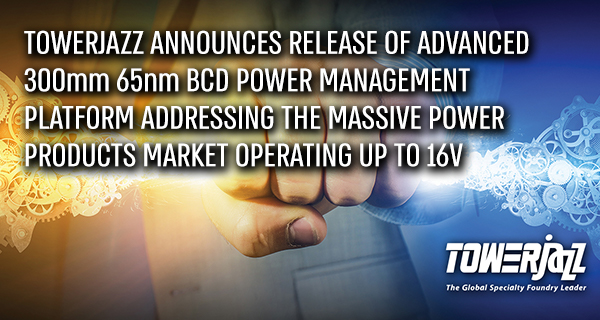 TowerJazz BCD Power Management Platform