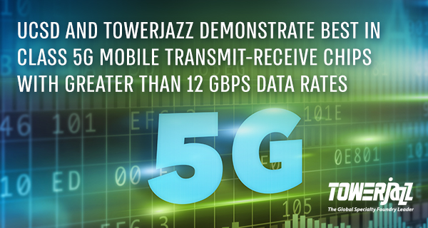 TowerJazz Demonstrate Best in Class 5G Mobile Transmit-Receive Chips
